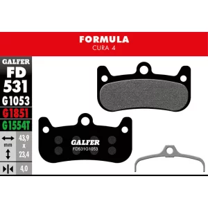 Galfer Bremsbelag Standard Formula CURA 4 - FD531G1053