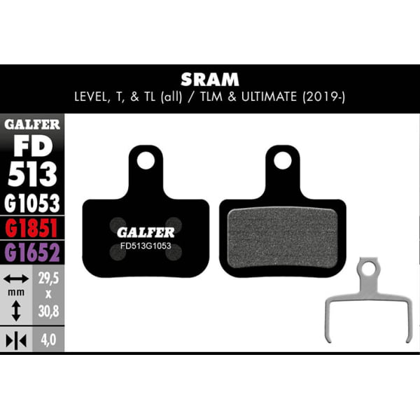 Galfer Bremsbelag Standard SRAM - FD513G1053