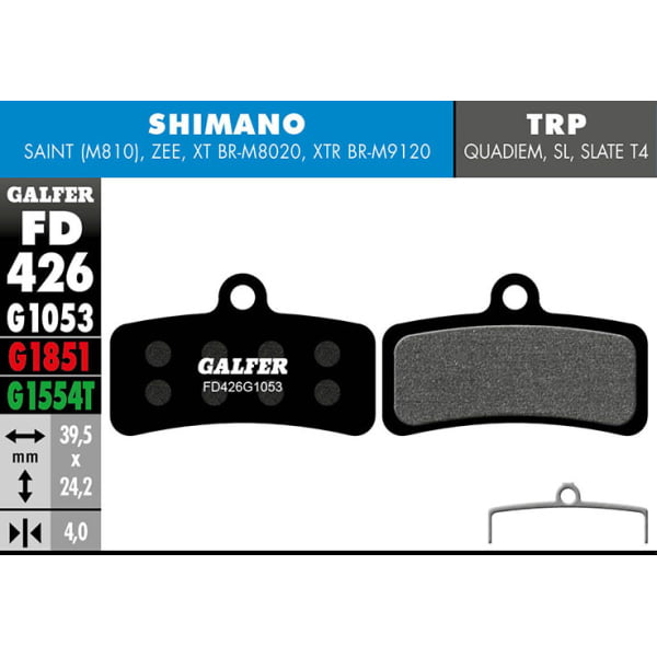 Galfer Bremsbelag Standard Shimano - FD426G1053