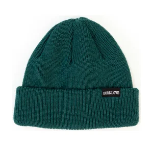 DirtLove Label Beanie forest green - SW100155