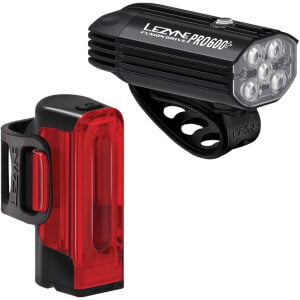 Lezyne Fahrradbeleuchtungsset Fusion Drive Pro 600+ / Strip Drive 300+ - 1-LED-39P-V237