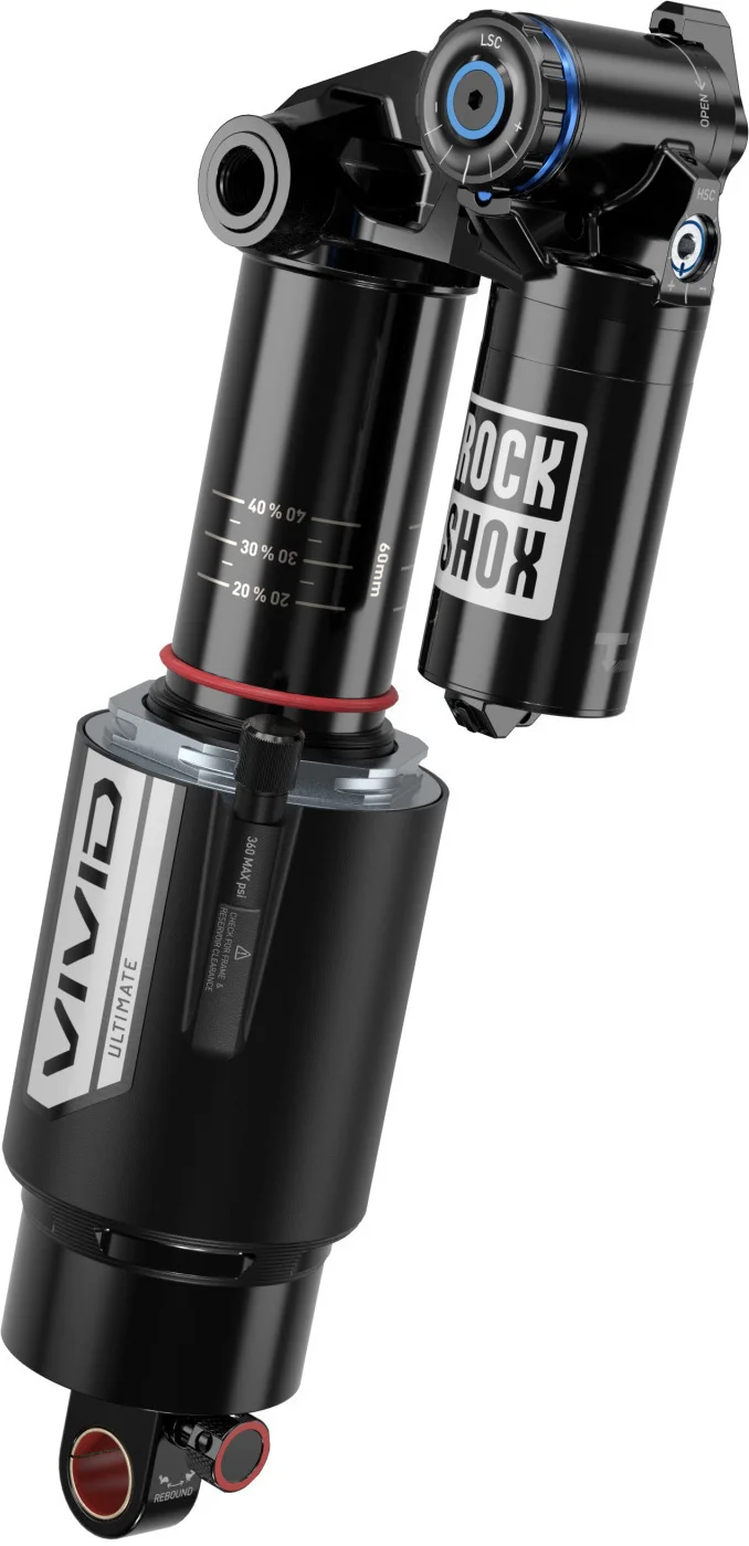 RockShox Vivid Ultimate RC2T Dämpfer 205x60 Standard/Trunnion - 00.4118.421.022