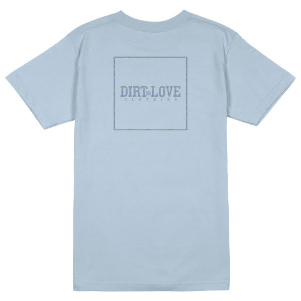 DirtLove Spotty Box Logo Tee blue - DL100-024.XL