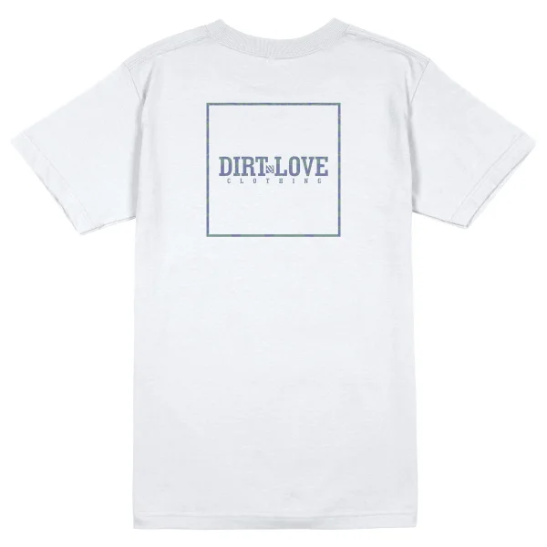 DirtLove Spotty Box Logo Tee white - DL100-025.XL