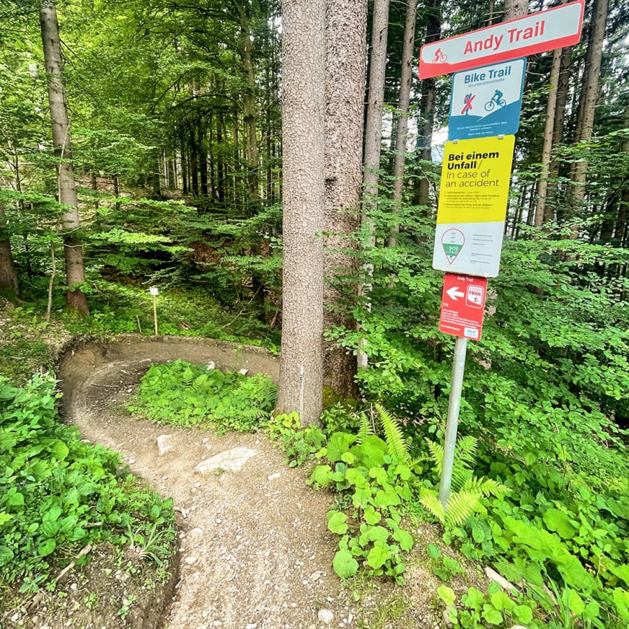 Villach Lake.Bike Trails Ossiach